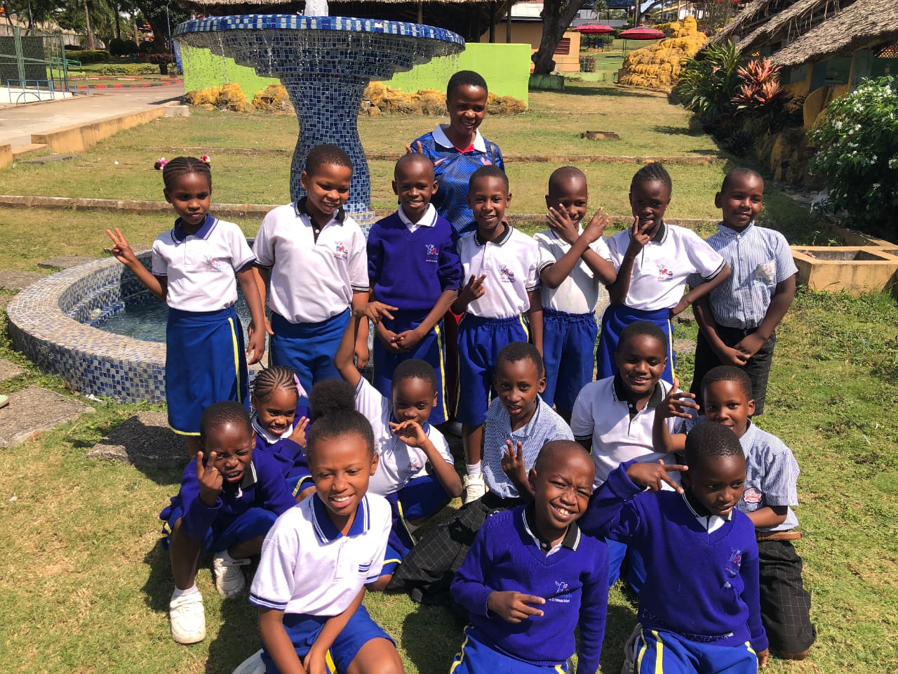 Lito Angeles pupils at the Kidimu Campus